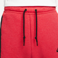 Nike Tech Fleece Sportswear Joggingbroek Melange Rood Zwart