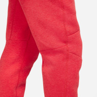 Nike Tech Fleece Sportswear Joggingbroek Melange Rood Zwart