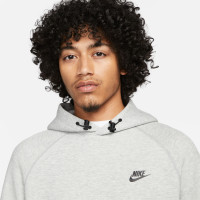 Nike Tech Fleece Sportswear Sweat à Capuche Gris Clair Noir