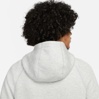 Nike Tech Fleece Sportswear Sweat à Capuche Gris Clair Noir