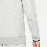 Nike Tech Fleece Sportswear Sweat à Capuche Gris Clair Noir
