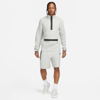 Nike Tech Fleece Sportswear Short Gris Clair Noir