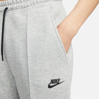 Nike Tech Fleece Sportswear Joggingbroek Dames Lichtgrijs Zwart