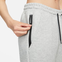 Nike Tech Fleece Sportswear Joggingbroek Dames Lichtgrijs Zwart