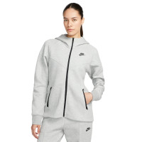 Nike Tech Fleece Sportswear Veste Femmes Gris Clair Noir