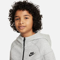 Nike Tech Fleece Sportswear Veste Enfants Gris Clair Noir