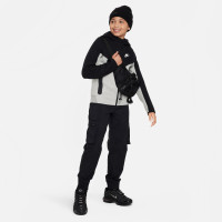 Nike Tech Fleece Sportswear Veste Enfants Gris Clair Noir Blanc