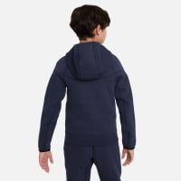 Nike Tech Fleece Sportswear Veste Enfants Bleu Foncé Noir