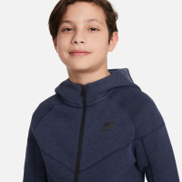Nike Tech Fleece Sportswear Veste Enfants Bleu Foncé Noir