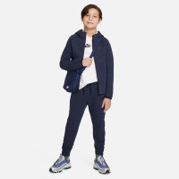 Nike Tech Fleece Sportswear Veste Enfants Bleu Foncé Noir