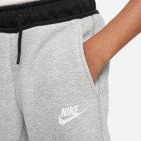 Nike Tech Fleece Sportswear Pantalon de Jogging Enfants Gris Clair Noir Blanc