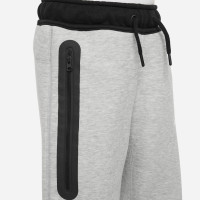 Nike Tech Fleece Sportswear Pantalon de Jogging Enfants Gris Clair Noir Blanc