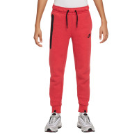 Nike Tech Fleece Sportswear Joggingbroek Kids Rood Zwart