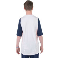 adidas Ajax Maillot d'Entraînement 2023-2024 Enfants Blanc Bleu Foncé Bleu Clair