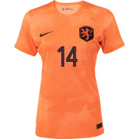 Nike Pays-Bas Groenen 14 Maillot Domicile WWC 2023-2025 Femmes