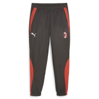 PUMA AC Milan Pre-Match Pantalon d'Entraînement Woven 2023-2024 Noir Rouge