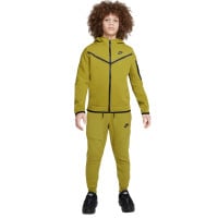 Nike Tech Fleece Trainingspak Kids Olijfgroen Zwart