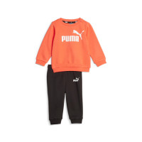 PUMA Minicats Essentials Jogging Survêtement Bébé / Tout-Petits Orange Noir Blanc