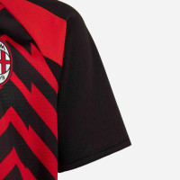 PUMA AC Milan Pre-Match Trainingsshirt 2023-2024 Rood Zwart