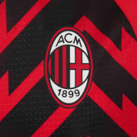 PUMA AC Milan Pre-Match Maillot d'Entraînement 2023-2024 Noir Rouge