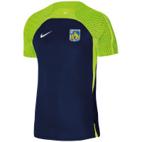 Nike KVC Westerlo Maillot d'Entraînement 2023-2024 Bleu Foncé Jaune Néon
