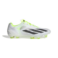 adidas X Crazyfast+ Gras Voetbalschoenen (FG) Wit Felgeel Zwart