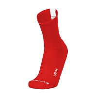 Stanno Raw Crew Chaussettes de Foot Basses Rouge