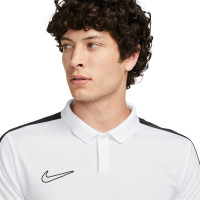 Nike Dri-FIT Academy 23 Polo Wit Zwart