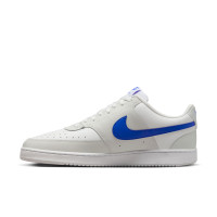 Nike Court Vision Low Sneakers Lichtgrijs Blauw