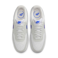 Nike Court Vision Low Sneakers Lichtgrijs Blauw