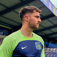 Nike KVC Westerlo Maillot d'Entraînement 2023-2024 Bleu Foncé Jaune Néon