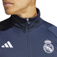 adidas Real Madrid Survêtement Full-Zip 2023-2024 Bleu Foncé Blanc Or