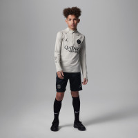 Nike Paris Saint-Germain X Jordan Strike Haut d'Entraînement 2023-2024 Enfants Beige Gris Noir