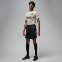 Nike Paris Saint-Germain X Jordan Strike Short d'Entraînement 2023-2024 Noir Gris Beige
