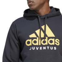 adidas Juventus DNA Sweat à Capuche 2023-2024 Noir Jaune