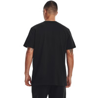 Under Armour Heavyweight T-Shirt Logo Noir Blanc
