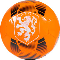 Ballon de football KNVB orange taille 5 orange noir blanc
