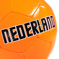 Ballon de football KNVB orange taille 5 orange noir blanc