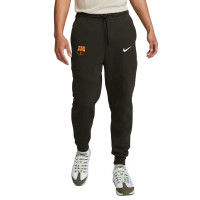 Nike FC Barcelona Tech Fleece Jogger 2023-2024 Donkergroen Wit