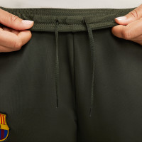 Nike FC Barcelone Strike Pantalon d'Entraînement 2023-2024 Femmes Vert Foncé Blanc