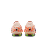 Nike Tiempo Legend 10 Elite Gazon Naturel Chaussures de Foot (FG) Orange Noir