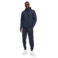 Nike Tottenham Hotspur Tech Fleece Survêtement 2023-2024 Bleu Foncé Mauve