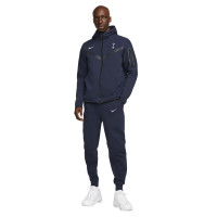 Nike Tottenham Hotspur Tech Fleece Veste 2023-2024 Bleu Foncé Mauve
