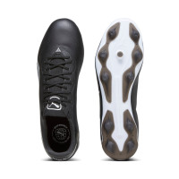 PUMA King Pro Gazon Naturel Gazon Artificiel Chaussures de Foot (MG) Noir Blanc