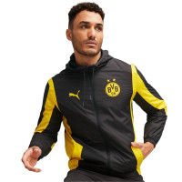 PUMA Borussia Dortmund Pre-Match Anthem Trainingsjack 2023-2024 Zwart Geel