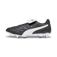 PUMA King Top Crampons Vissés (SG) Noir Blanc Or