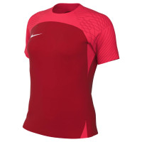 Nike Dri-Fit Strike III Maillot d'Entraînement Femmes Rouge Blanc