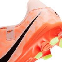 Nike Tiempo Legend 10 Academy Gazon Naturel Gazon Artificiel Chaussures de Foot (MG) Orange Noir
