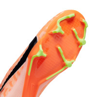 Nike Zoom Mercurial Vapor 15 Academy Gazon Naturel Gazon Artificiel Chaussures de Foot (MG) Orange Noir