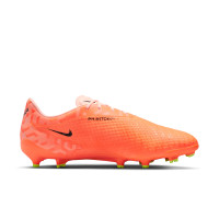 Nike Phantom GX Academy Gazon Naturel Chaussures de Foot (MG) Orange Noir